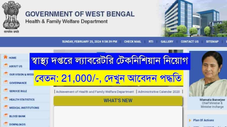 Laboratory Technician Recruitment 2024